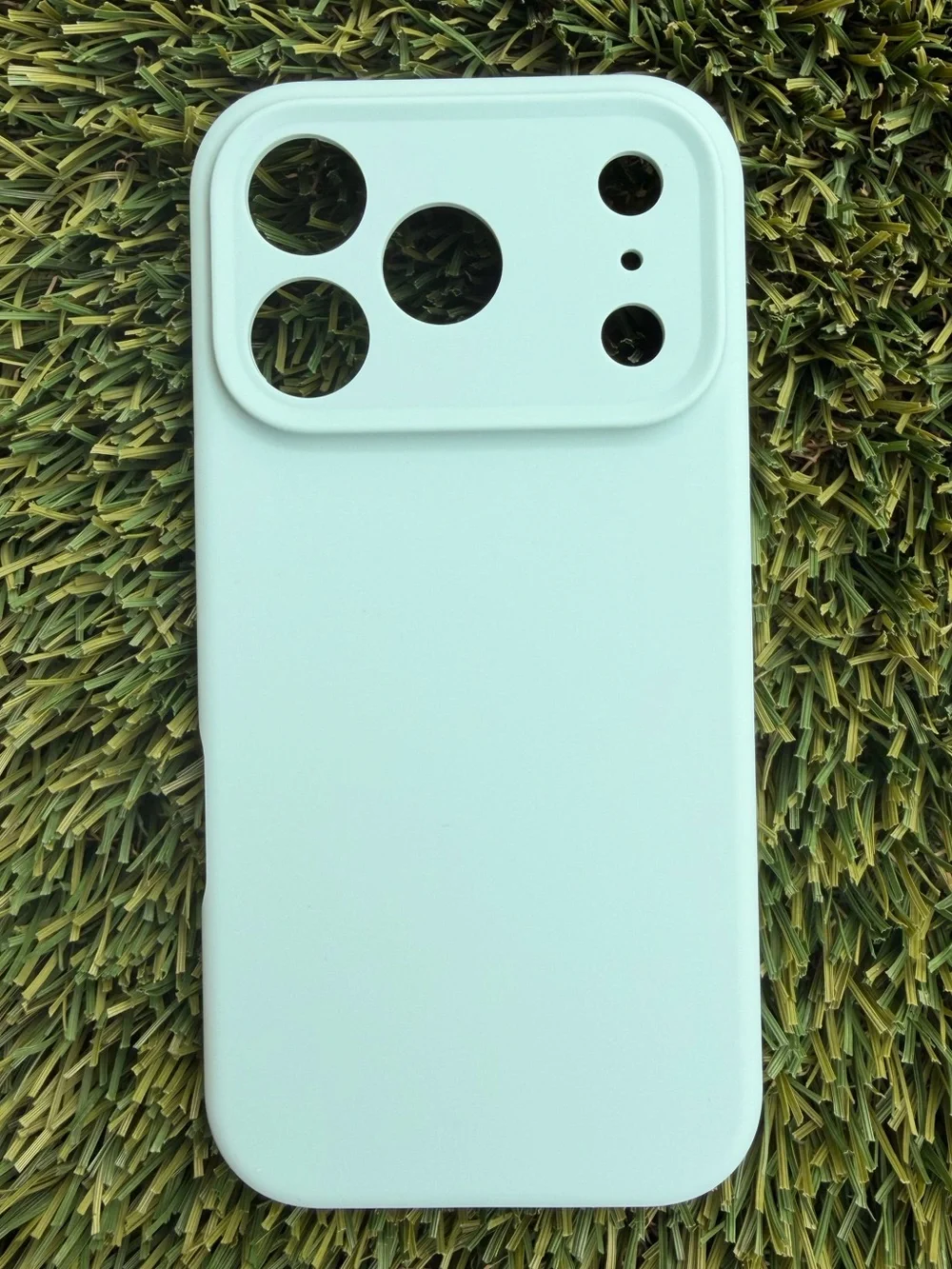 iPhone 17 Pro Powder Blue Silicone Phone Case